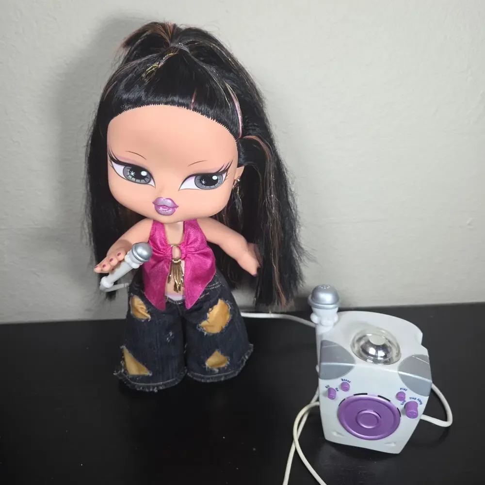 Vintage Bratz Big Babyz The Movie Karaoke Jade Doll with Karaoke Machine